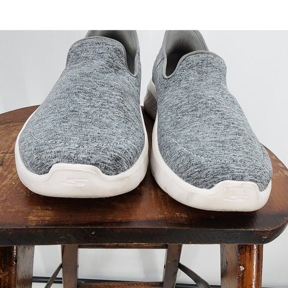 Skechers Slip-Ins Air Cooled Memory Foam Grey Green White Size 6 - Picture 4 of 8